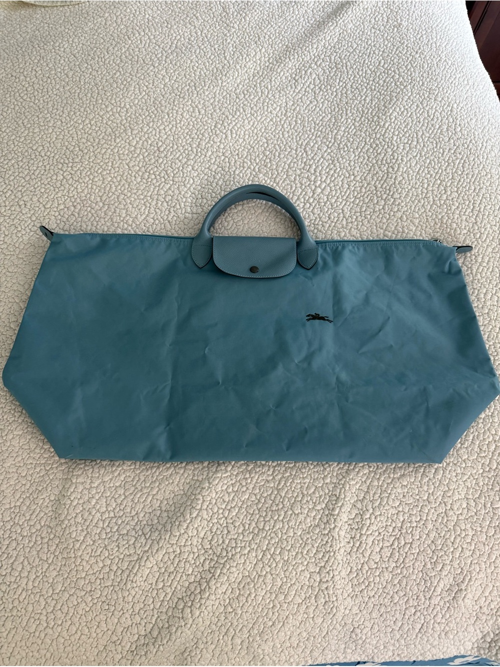 Longchamp Le Pliage Original XL Travel Bag in Teal Blue